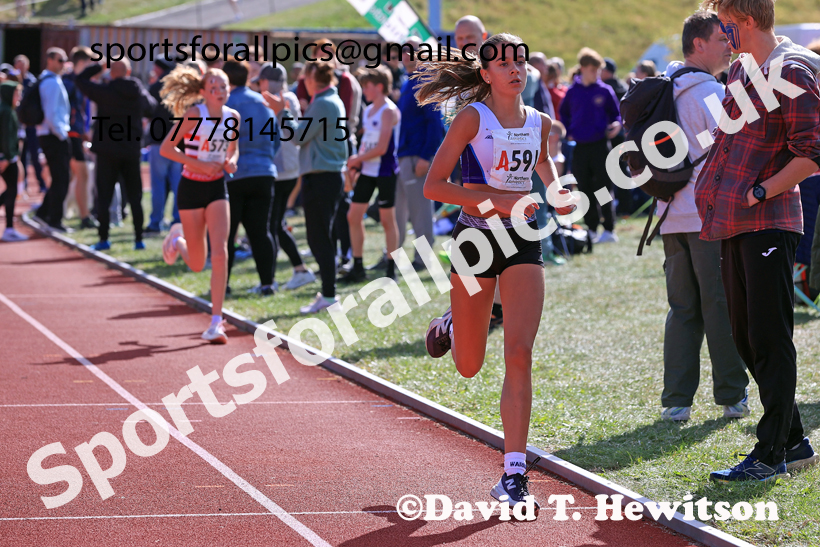 Girls Under-16s, 2026 Northern Mens 6 and Womens 4 Stage and Youngsters Relays, Silksworth, Sunderland. Photo: David T. Hewitson/Sports for All Pics